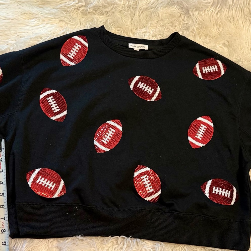 Millie Small Black Football Sweatshirt